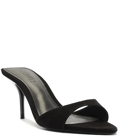 Schutz Elodie Suede Pointed Toe Dress Sandals