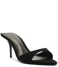 Schutz Elodie Suede Pointed Toe Dress Sandals