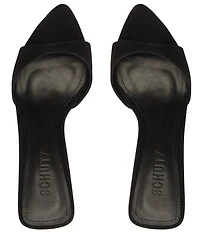 Schutz Elodie Suede Pointed Toe Dress Sandals