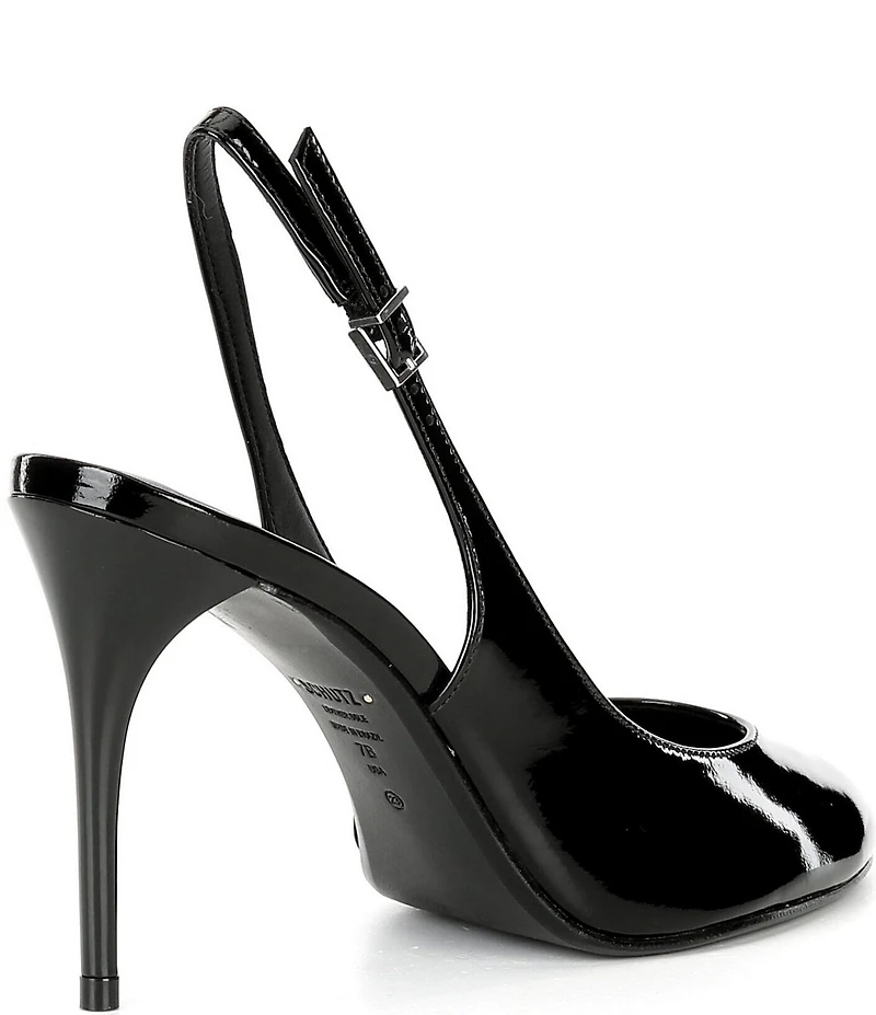 Schutz Geraldine Patent Leather Slingback Pumps