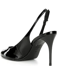 Schutz Geraldine Patent Leather Slingback Pumps