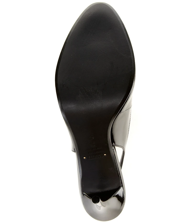 Schutz Geraldine Patent Leather Slingback Pumps