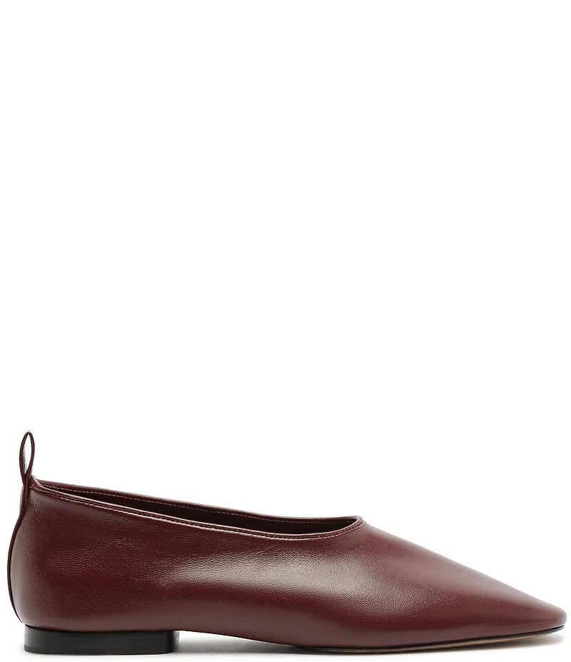Schutz Hadley High Vamp Leather Ballet Flats