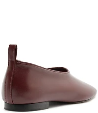 Schutz Hadley High Vamp Leather Ballet Flats