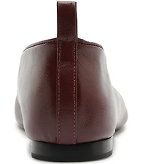Schutz Hadley High Vamp Leather Ballet Flats