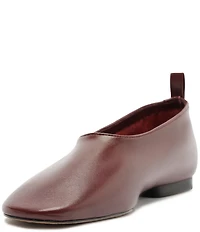 Schutz Hadley High Vamp Leather Ballet Flats