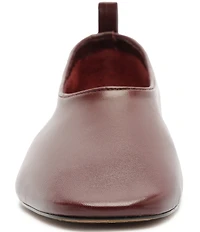 Schutz Hadley High Vamp Leather Ballet Flats
