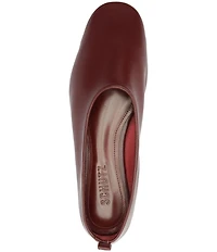 Schutz Hadley High Vamp Leather Ballet Flats