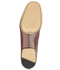 Schutz Hadley High Vamp Leather Ballet Flats