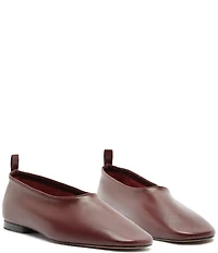 Schutz Hadley High Vamp Leather Ballet Flats