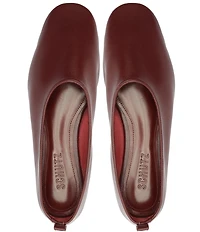 Schutz Hadley High Vamp Leather Ballet Flats