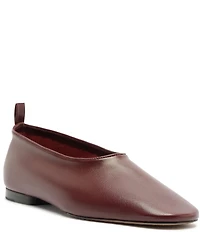 Schutz Hadley High Vamp Leather Ballet Flats