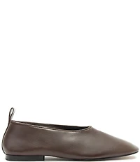 Schutz Hadley High Vamp Leather Ballet Flats