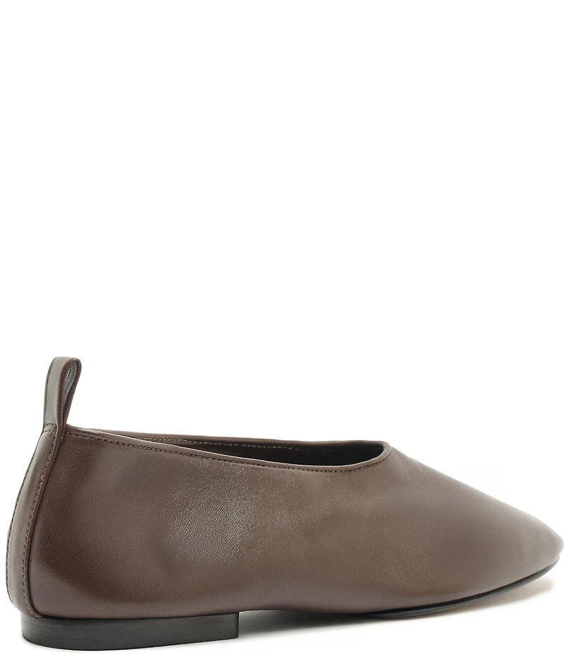 Schutz Hadley High Vamp Leather Ballet Flats