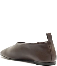 Schutz Hadley High Vamp Leather Ballet Flats