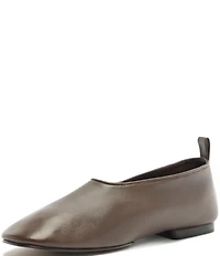 Schutz Hadley High Vamp Leather Ballet Flats
