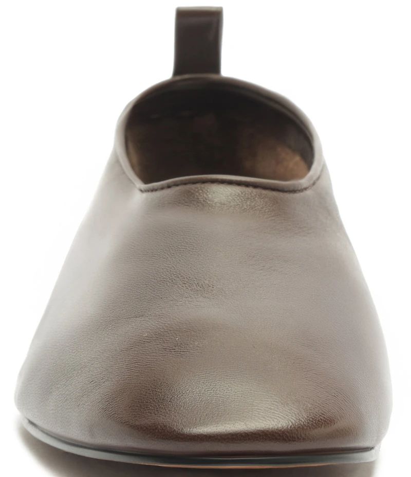 Schutz Hadley High Vamp Leather Ballet Flats