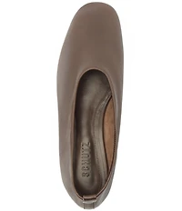 Schutz Hadley High Vamp Leather Ballet Flats