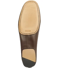 Schutz Hadley High Vamp Leather Ballet Flats