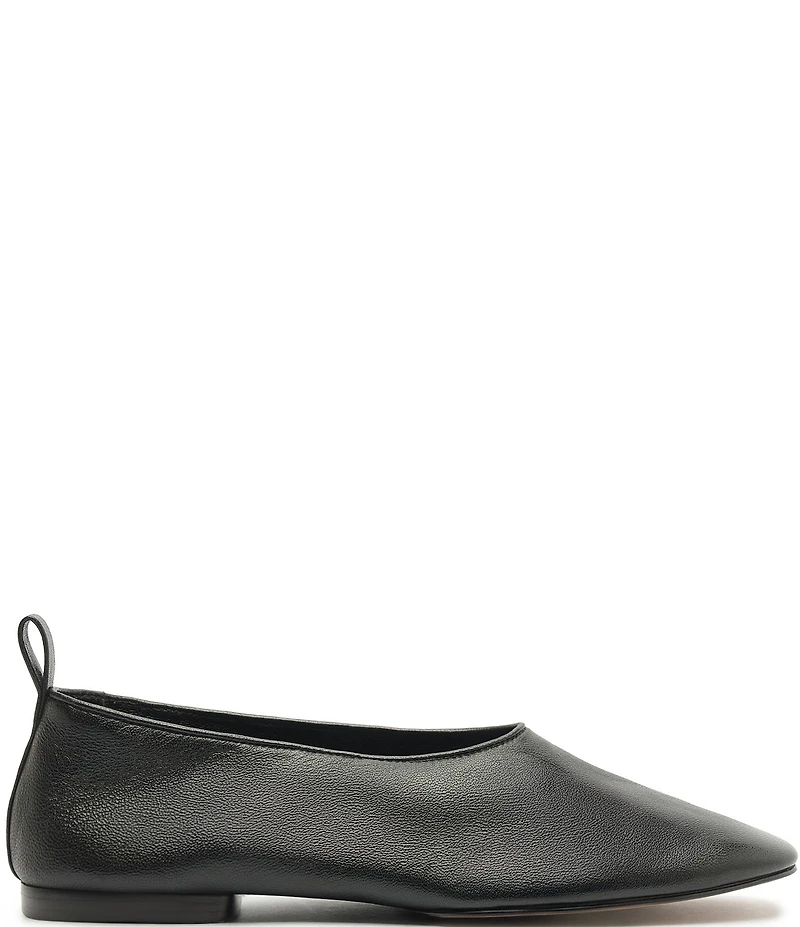 Schutz Hadley High Vamp Leather Ballet Flats