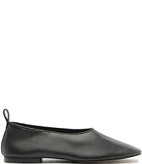 Schutz Hadley High Vamp Leather Ballet Flats