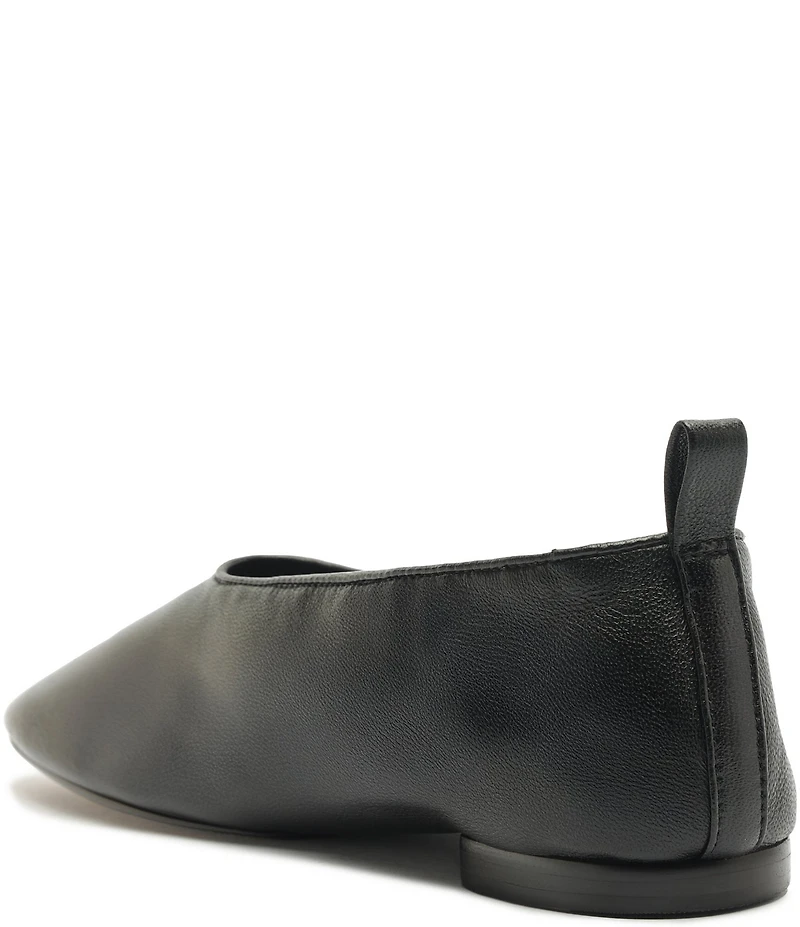Schutz Hadley High Vamp Leather Ballet Flats
