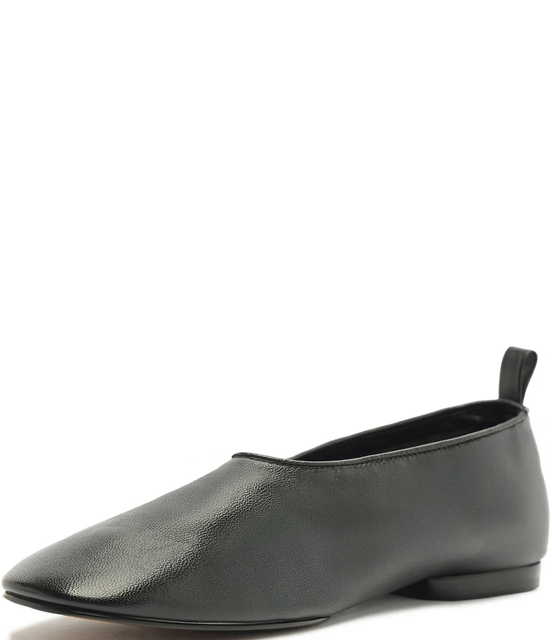 Schutz Hadley High Vamp Leather Ballet Flats
