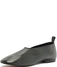Schutz Hadley High Vamp Leather Ballet Flats