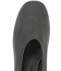 Schutz Hadley High Vamp Leather Ballet Flats