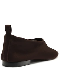 Schutz Hadley High Vamp Suede Ballet Flats