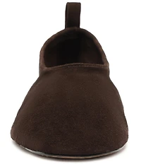 Schutz Hadley High Vamp Suede Ballet Flats