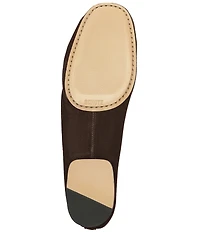 Schutz Hadley High Vamp Suede Ballet Flats