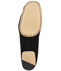 Schutz Hadley High Vamp Suede Ballet Flats