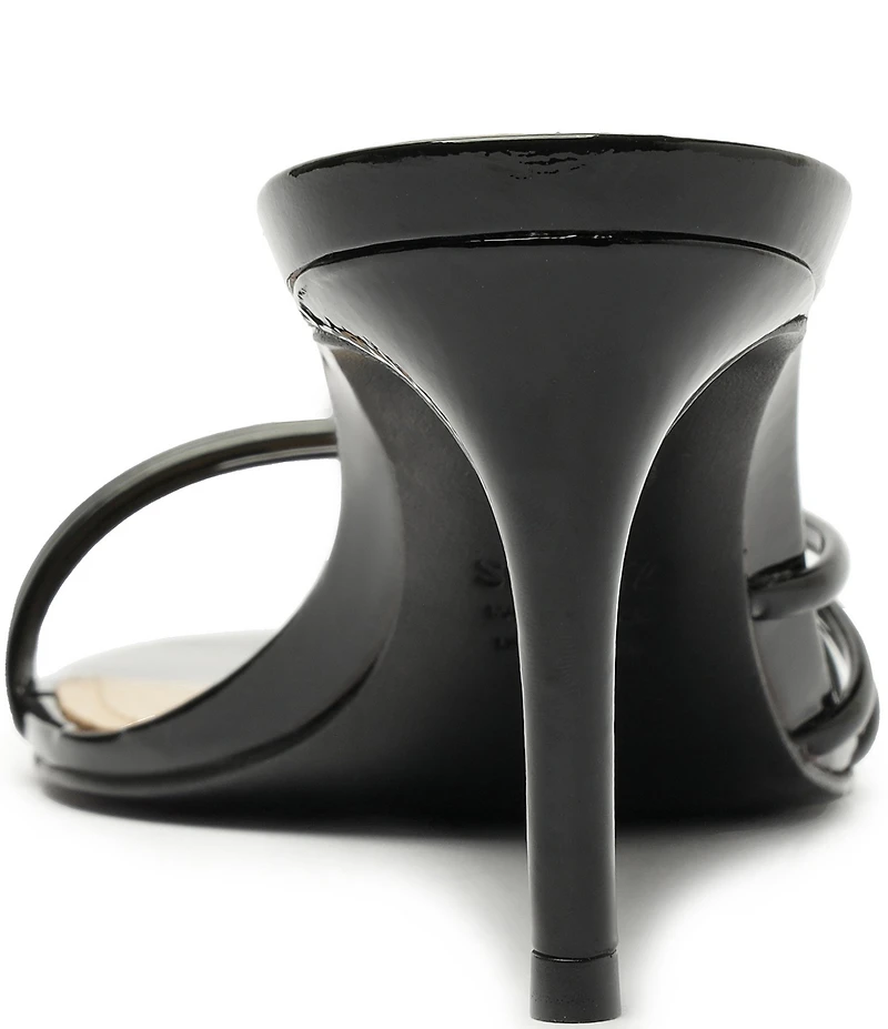 Schutz Inez Mule Patent Leather Dress Slide Sandals