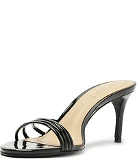 Schutz Inez Mule Patent Leather Dress Slide Sandals