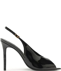 Schutz Ingrid Patent Leather Peep Toe Pumps