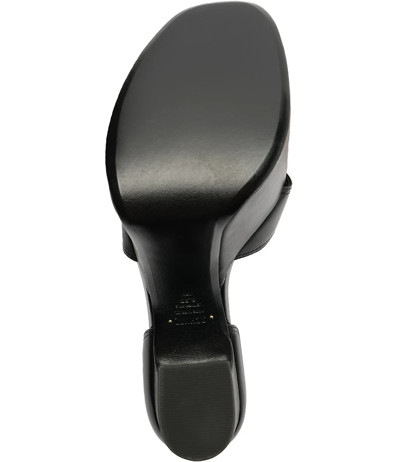 Schutz Jolene Leather High Heel Ankle Strap Dress Sandals