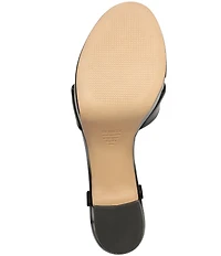 Schutz Keefa Leather Platform Ankle Strap Sandals