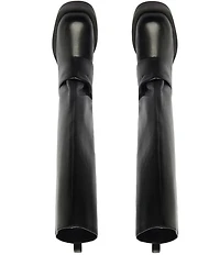 Schutz Keira Up Leather Fold Over Tall Boots