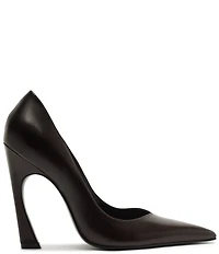 Schutz Lexi Leather Pointed Toe Pumps