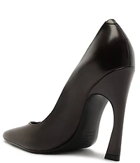 Schutz Lexi Leather Pointed Toe Pumps
