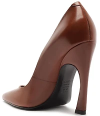 Schutz Lexi Leather Pointed Toe Pumps