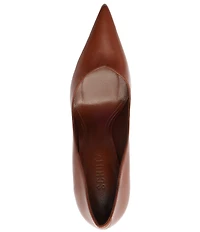 Schutz Lexi Leather Pointed Toe Pumps
