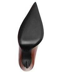 Schutz Lexi Leather Pointed Toe Pumps