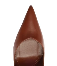 Schutz Lexi Leather Pointed Toe Pumps