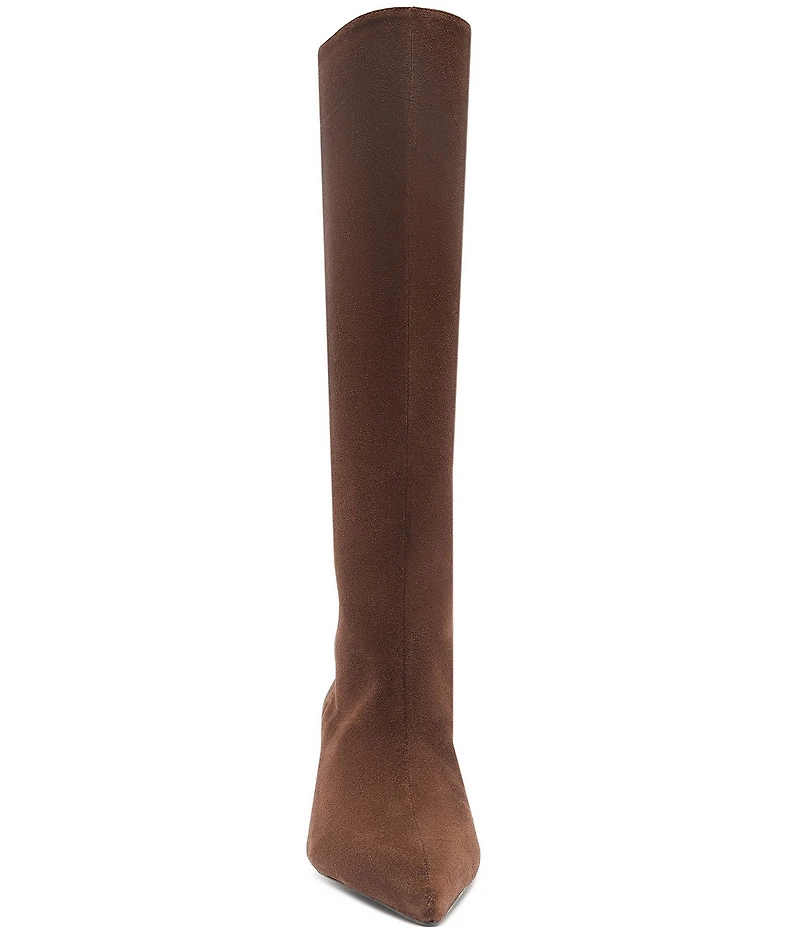 Schutz Lexi Suede Pointed Toe Tall Boots