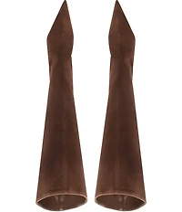Schutz Lexi Suede Pointed Toe Tall Boots