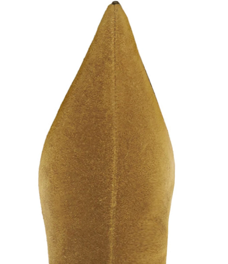 Schutz Lexi Mid Suede Pointed Toe Tall Boots