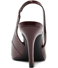 Schutz Lexi Patent Leather Slingback High Heel Pointed Toe Pumps