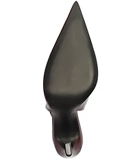 Schutz Lexi Patent Leather Slingback High Heel Pointed Toe Pumps